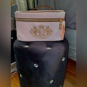 Velour Juicy Couture makeup bag